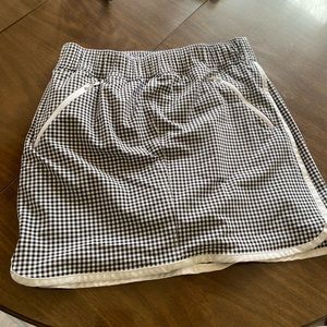 T by Talbots gingham skort small petite like new